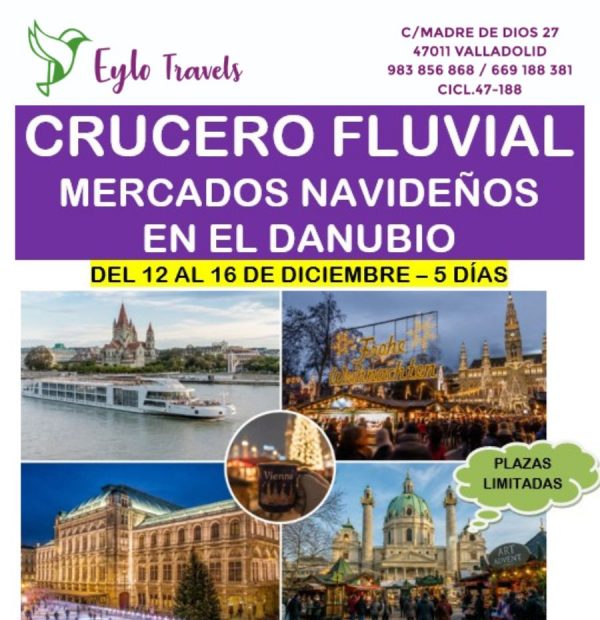 Crucero Fluvial por el Danubio y Mercados Navideños desde Valladolid