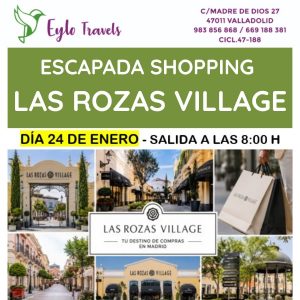 Excursion autobus escapada shopping Las Rozas Village Madrid Eylo Travels