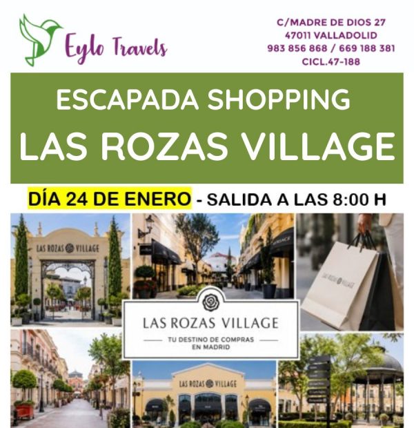 Excursion autobus escapada shopping Las Rozas Village Madrid Eylo Travels