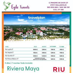 Viaje Todo Incluido a Riviera Maya: Hoteles RIU 5* desde Madrid | Eylo Travels