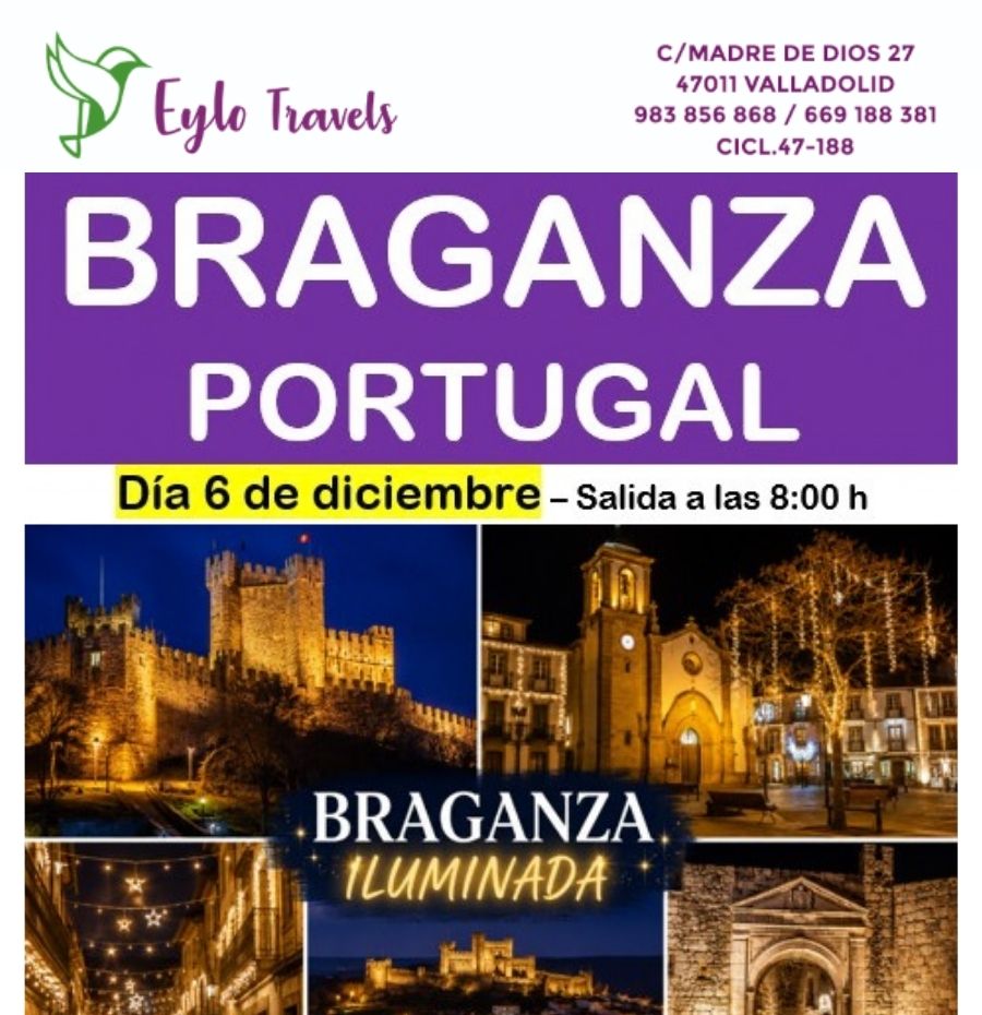Excursión a Braganza Iluminada desde Valladolid