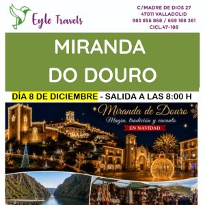 Viaje a Miranda do Douro en Navidad desde Valladolid