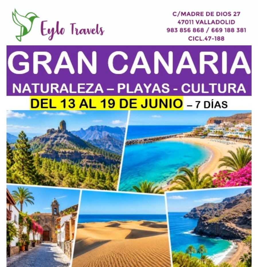 viaje a Gran Canaria de 7 dias todo incluido con Eylo Travels