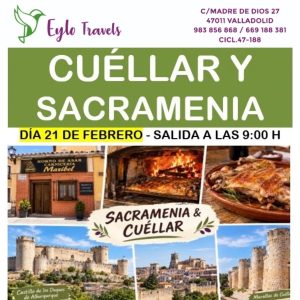 Excursión a Cuéllar y Sacramenia con Lechazo | 21 de Febrero