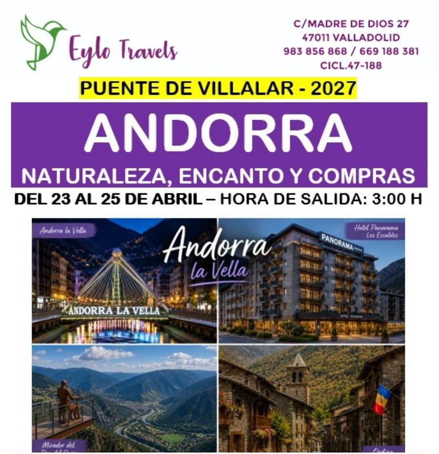 Viaje a Andorra desde Valladolid