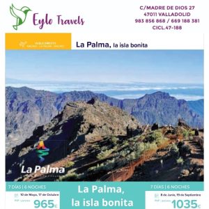 Viaje a La Palma 2027 | Vuelo Directo y Hotel | Eylo Travels